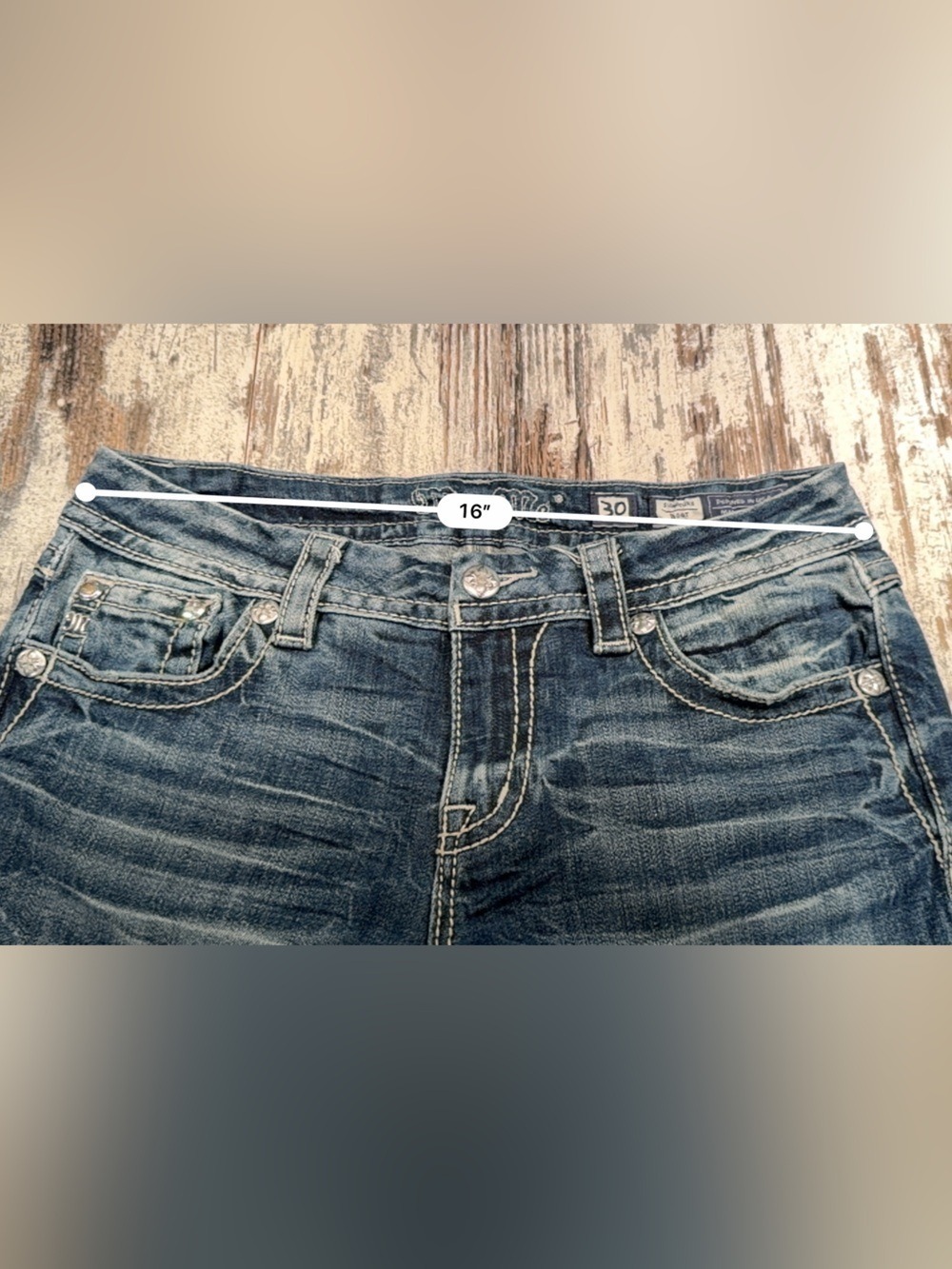 Miss Me Jeans Women's Bootcut Size 30 USA - Picture 11 of 15